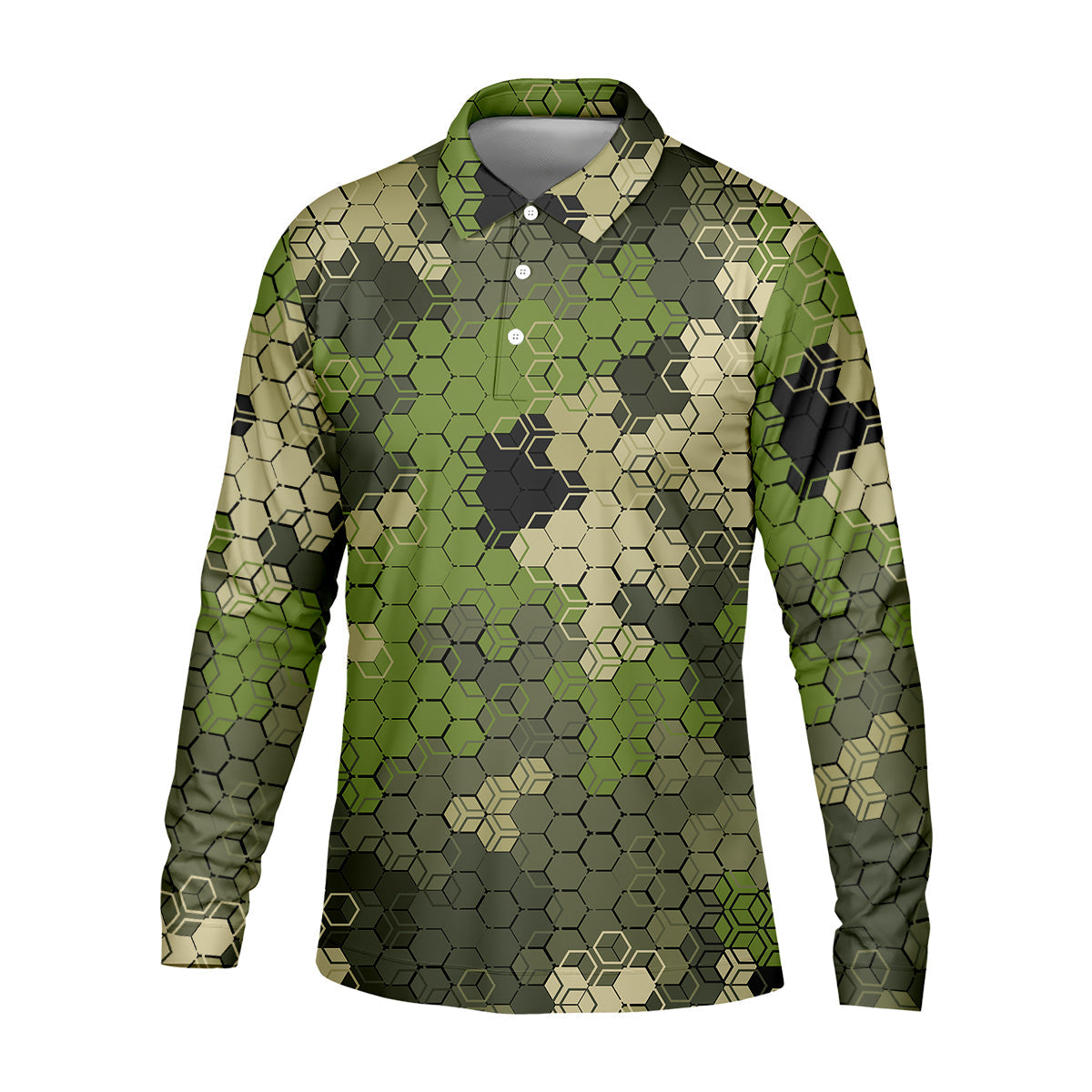 Camo Golf Shirt, Mens Golf Polo Shirts, Unique Gift For Golfer, Men Sweatshirt, Golfing Apparel