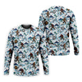 Funny Bigfoot Tropical Golf Shirts, Men's Funny Golf Shirts, Golfing Apparel, Polo For Men