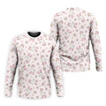 Silly Goose Seamless Pattern Pink Golf Shirt, Cute Golf Outfit, Golf Gift For Men, Golfing Apparel