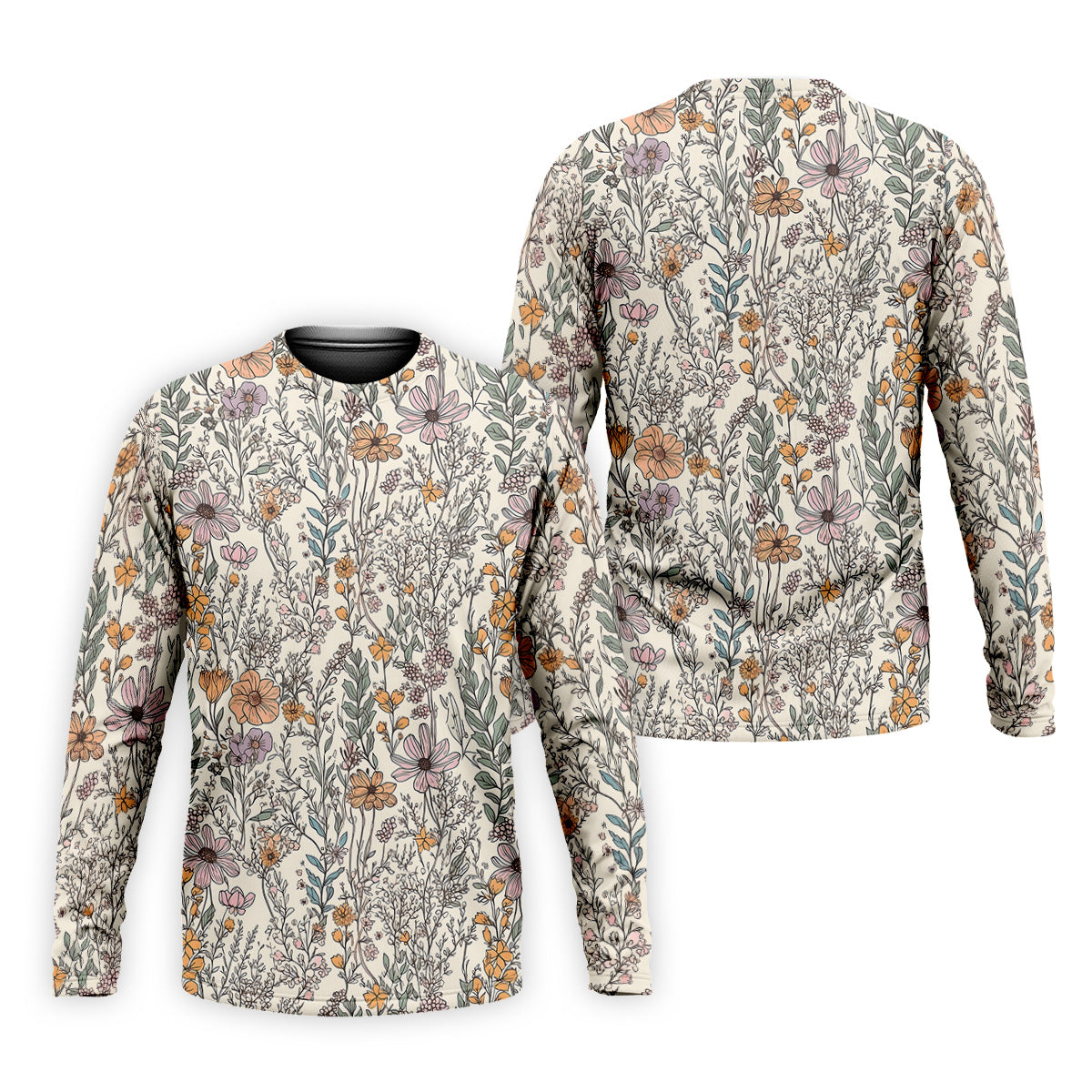 Foliage Floral Golf Tops For Men, Gifts For Golf Lovers, Polo Shirts For Men, Golfing Apparel