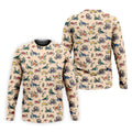 Dinosaur Hawaiian Shirt, Seamless Pattern Golf Tops For Men, Golf Polo Shirt, Golfing Apparel