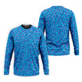 Blue Leopard Golf Tops For Men, Men Polo, Golf Gift For Men, Golfing Apparel