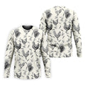 Chicken Rooster Golf Tops For Men, Gift For Chicken Lover, Fun Golf Shirts For Men, Polo Shirts For Men