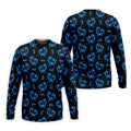 The Blue Crab Tropical Golf Shirts, Black Golf Shirt, Golf Gift For Men, Golf Shirts For Men