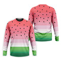 Watermelon Summer Mens Golf Polo Shirts, Pink Golf Shirt, Unique Gift For Golfer, Golfing Apparel