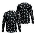Desert Cactus Black And White Golf Tops For Men, Golf Gift For Men, Golf Shirts For Men