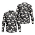 Wild Horse Seamless Pattern Golf Tops For Men, Hawaiian Golf Shirts, Polo For Men