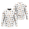 Prancing Chickens Men's White Golf Polo, Gift For Chicken Lover, Polo Shirts For Men, Golfing Apparel