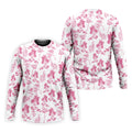 White And Pink Flamingo Tropical Men Polo, Polo Shirts For Men, Golf Gift For Men, Golfing Apparel