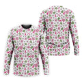 Breast Cancer Awareness Ribbon Flower Men Shirt, Cancer Awareness Shirt, Polo Shirts For Men