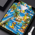 Yellow Rubber Duck Beach Theme Hawaiian Golf Shirt, Women's Golf Tops, Ladies Golf Shirts
