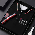 Druncle Like A Dad Only Drunker Father's Day Golf Shirt, Men's Funny Golf Shirts, Golf Gift For Dad