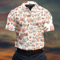 Funny Adult Body Parts Pattern Shirt, Mens Golf Polo, Printed Golf Shirts