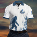 Bigfoot Prostate Cancer Awareness Polo Shirt, Mens Golf Polo, Printed Golf Shirts