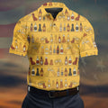 Funny Adult Party Bottle Pattern Golf Shirt, Polo Shirts For Men, Mens Golf Apparel