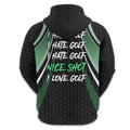 I Hate Golf Custom Men's Golf Polo Shirt, Funny Golf Shirt, Gift For Golfer