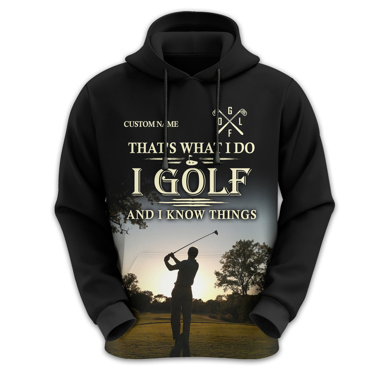 Thats What I Do I Golf, Personalized Golf Shirt, Unique Gift For Golfer