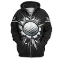Personalized Black Golf Polo Shirt, Golf Shirt, Gift For Golfers