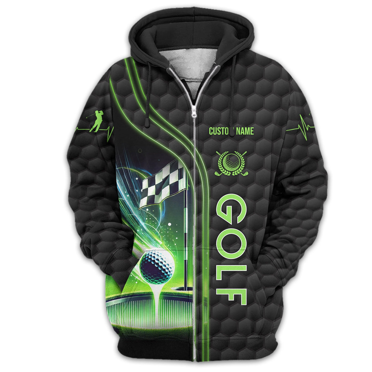 I Hate Golf Nice Shot I Love Golf, Personalized Golf Shirt, Unique Gift For Golfer, Funny Golf Polo Shirt