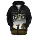 Thats What I Do I Golf, Personalized Golf Shirt, Unique Gift For Golfer