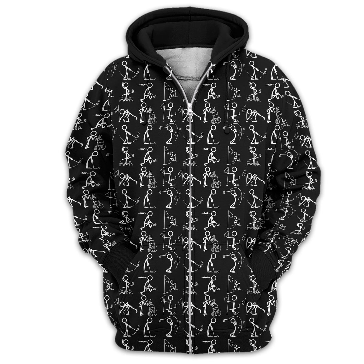 Black Golf Polo Shirt, Funny Golf Shirt, Gift For Golfers