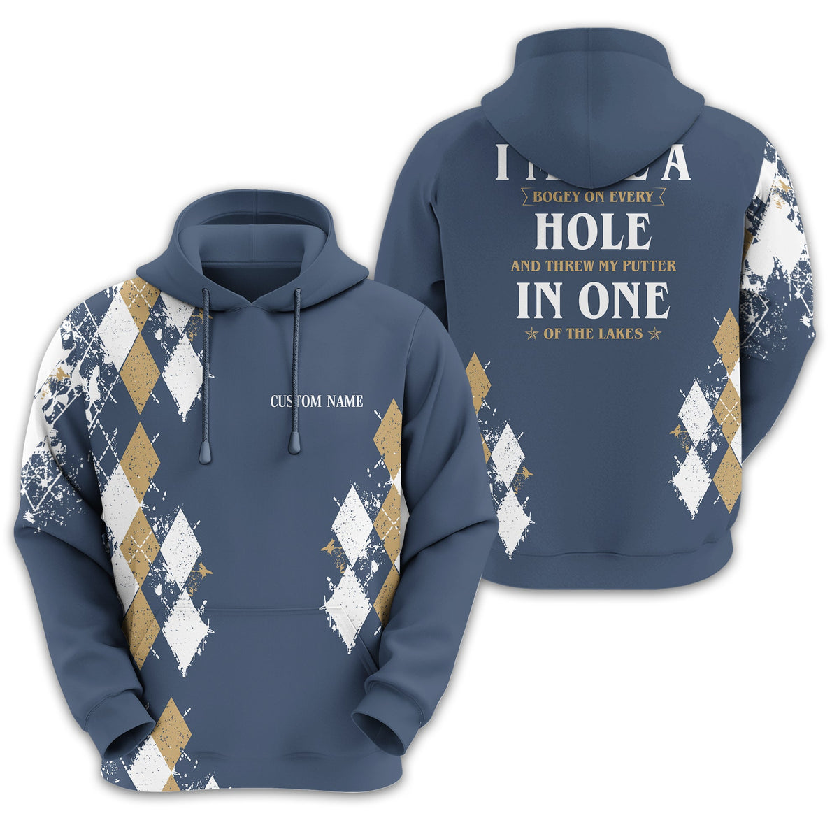 I Made A Bogey Personalized Golf Polo Shirt, Golf Shirt For Men, Gift For Golfers