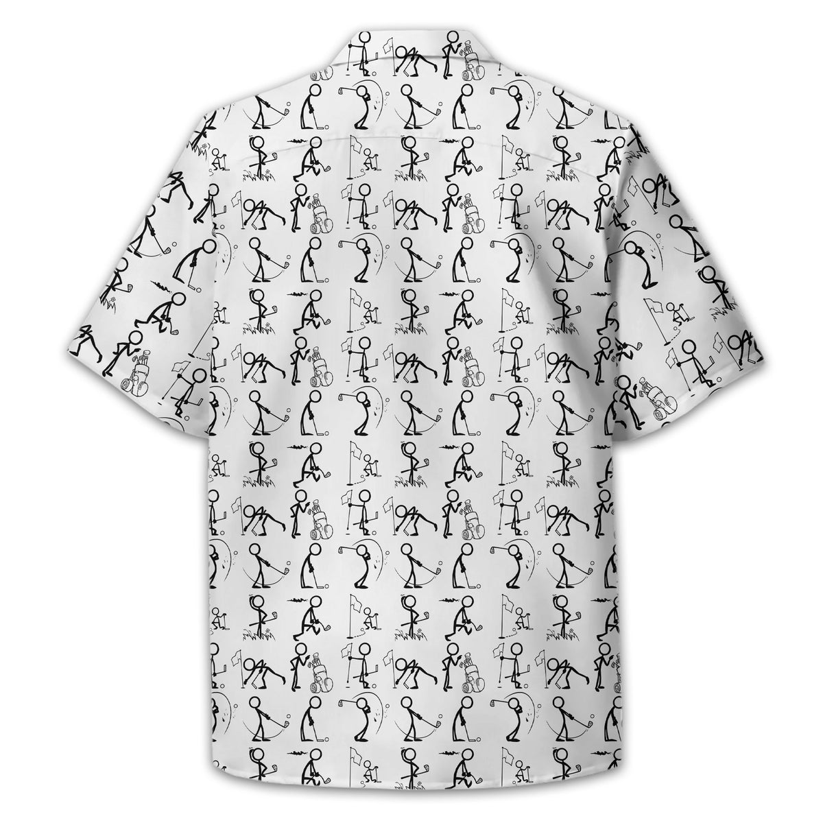 White Golf Polo Shirt, Funny Golf Shirt, Gift For Golfers