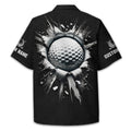 Personalized Black Golf Polo Shirt, Golf Shirt, Gift For Golfers