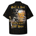 Golf And Beer Personalized Polo Golf Shirt, Gift For Golfers, Golf Gift Ideas