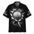 Personalized Black Golf Polo Shirt, Golf Shirt, Gift For Golfers