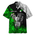 Hello Darkness My Old Friend Custom Golf Shirt, Present For Golfer