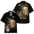 Golf And Beer Personalized Polo Golf Shirt, Gift For Golfers, Golf Gift Ideas