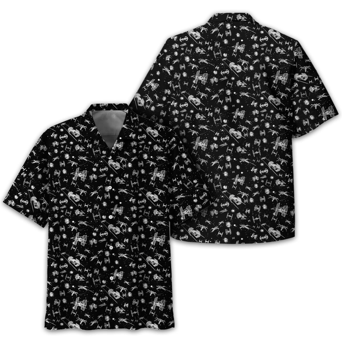 Black Galaxy Golf Polo Shirt, Gift For Golfers, Golf Gift For Men