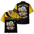 Golf And Beer Personalized Golf Polo Shirt, Golf Shirt, Gift For Golfers