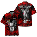 Hello Darkness My Old Friend Personalized Golf Polo Shirt, Golf Shirt For Men, Gift For Golfers