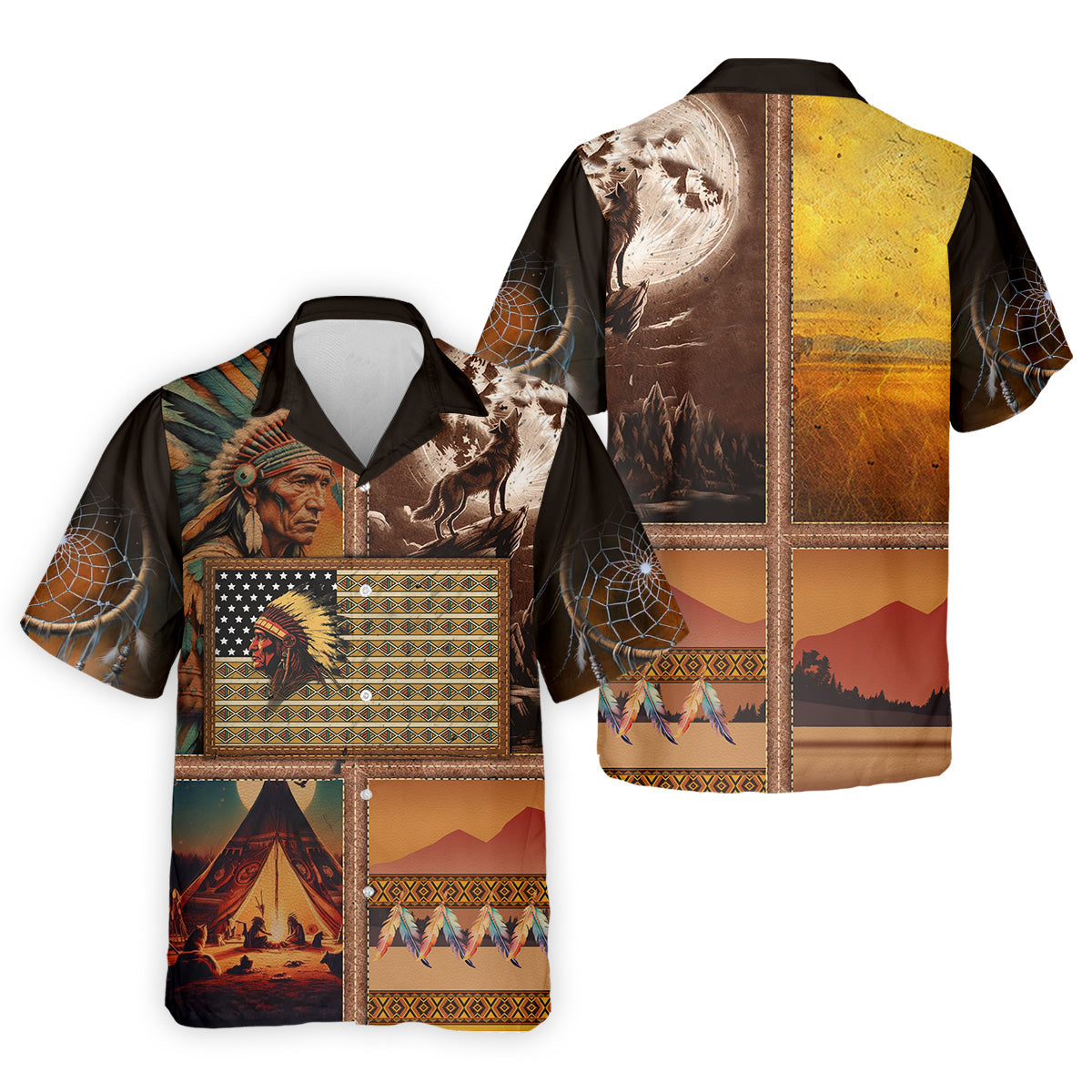 Native Heritage Golf Tops For Men, Native American Ancestry Polo Shirts For Men, Indigenous Peoples Month