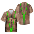 Funny Hairy Chest Green Suspender Golf Shirt, Funny Golf Shirt, Men's Golf Shirt, Polo Shirts For Men (Copy)