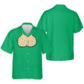 Green Funny Dickhead Faux Chest Golf Shirt, Men's Golf Shirt, Mens Polo Shirts