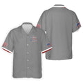 Gray First Dad Now Grandpa Golf Polo Shirt, Mens Golf Polo, Printed Golf Shirts