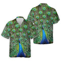 The Peacock Unique Golf Shirt, Golf Tops For Men, Golf Shirts For Men, Polo Shirts For Men