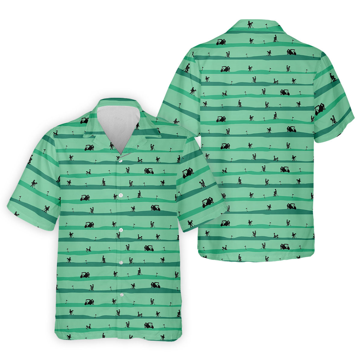Funny Couple On Golf Course Polo Shirt, Naughty Golf Shirts For Men, Mens Golf Apparel