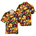 Sparkling Lights Christmas Golf Shirt, Mens Golf Shirts, Golf Apparel For Men