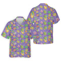 Colorful Painted Easter Eggs Golf Shirts For Men, Cute Golf Outfit, Polo Shirts For Men