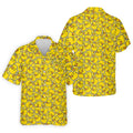 I Don't Give A Duck Yellow Rubber Duck Hawaiian Golf Shirt, Men's Funny Golf Shirts