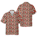 Fun Christmas Colorful Shirts For Men, Naughty Christmas Golf Shirt, Polo Shirts For Men, Golfing Apparel