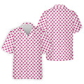 The Pink Taco Seamless Pattern White Golf Shirt, Golf Tops For Men, Tacos Lover Golf Gift For Men
