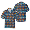 Funny Scissors Pattern Golf Polo Shirt, Golf Polo Shirts For Men, Mens Golf Apparel