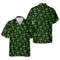 St Patrick's Day Golf Leprechaun Pose Shamrock Golf Shirt, Fun Golf Shirts For Men, Polo For Men