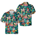 Men's Funny Santa Pool Float Golf Shirt, Christmas Golf Shirt, Golf Apparel For Men