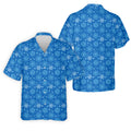 Dirty Funny Adult Humor Snowflakes Blue Golf Shirt, Fun Men's Golf Polos, Christmas Golf Shirt, Polo Shirts For Men